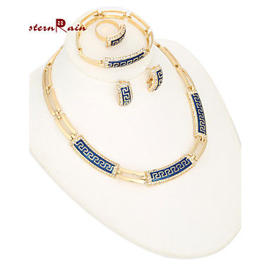 Westernrain 2015 Wedding Accessories Uk Gold Plated Blue Jewellery