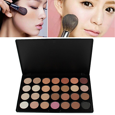 [$19.99] 28 Colors Eyeshadow Palette Powders 1 pcs Dry / Matte / Shimmer Waterproof / Breathable / Whitening Eye / Face Makeup Cosmetic