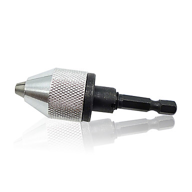 1//4/'/' inch hex shank keyless drill bit chuck adapter converter quick change toWR