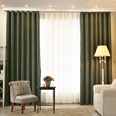 Designer Blackout Curtains Drapes Two Panels Living Room Curtains