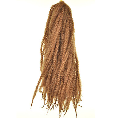 Afro Kinky Twist Braid Curly Synthetic Hair Bulk Marley Braid