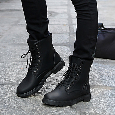 botas negras hombre