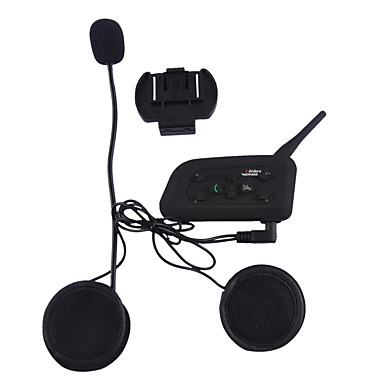 Vnetphone V6 1pcs 1200 Mètres De Moto Casque Bluetooth Interphone