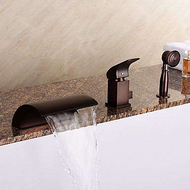 Bathtub Faucet Antique Art Deco Retro Modern Oil Rubbed