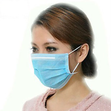 disposable blue earloop face mask filters bacteria 3 ply 50/bx disposable blue earloop face mask filters bacteria 3 ply 50/bx