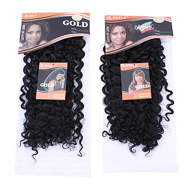 1pc Noble Gold Dancing Curl 18 Color 1synthetic Hair Extension