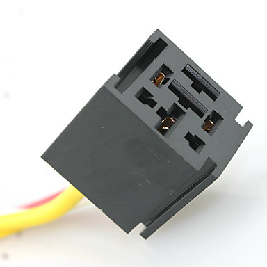 IZTOSS 12V 60 70 80 Amp Bosch Style Automotive Relay Harness Socket with 11AWG and 18AWG gauge wire