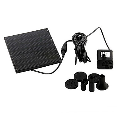 baratos Acessórios para Aquários &amp; Peixes-Aquários Bombas de Água Solar Plástico 1.2W