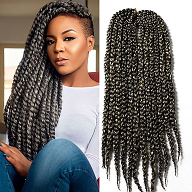 3d Cubic Twist Synthetic Crochet Braids Kanekalon Hair Extensions