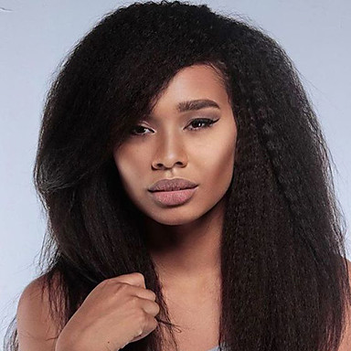 Human Hair Glueless Lace Front Lace Front Wig Style Brazilian Hair