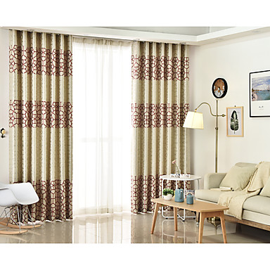 Custom Made Blackout Blackout Curtains Drapes Two Panels Red