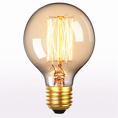 1pc 60 W E26 E27 G80 Warm White 2300 K Retro Decorative E26 E27 G80 Warm White 2300 K Retro