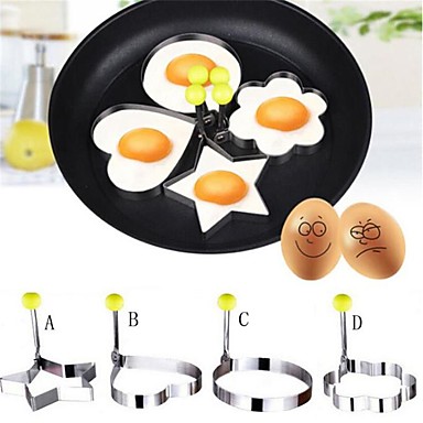 Silicone Egg Ring Breakfast Pancake Cooking Tools Frying Egg Moulds Fried Egg Molds Cooking Kitchen Gadgets