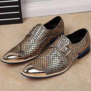 Novedad Zapatos Primavera Británico Hombre Cuero Oxfords Otoño A845wqxd
