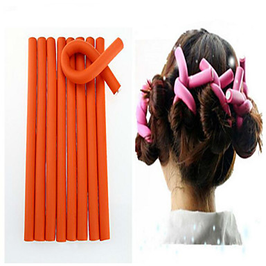 10 Pcs Set Soft Hair Curler Roller Curl Hair Bendy Rollers Diy