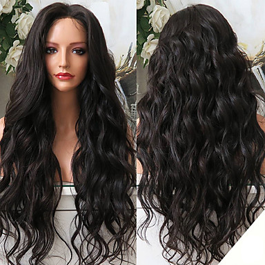 Human Hair 360 Frontal Wig Brazilian Hair Water Wave Wig With Baby