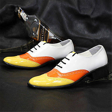 black and yellow mens dress shoes