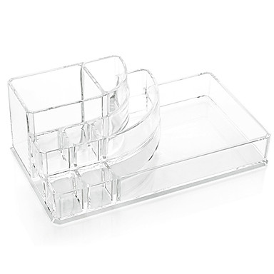 Make-up Utensilien Kosmetikaufbewahrung Bilden 1 pcs Acryl Quadratisch