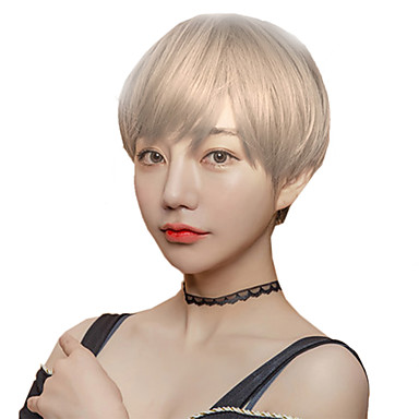 Japan And South Korea Fashion Lady Short Paragraph Wig Light