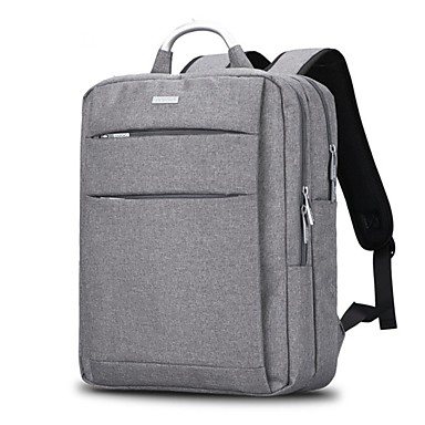  15.6 Inch Laptop Shoulder Messenger Bag Nylon Business / Solid Color for Business Office for Colleages & Schools Unisex Water Proof Shock Proof   