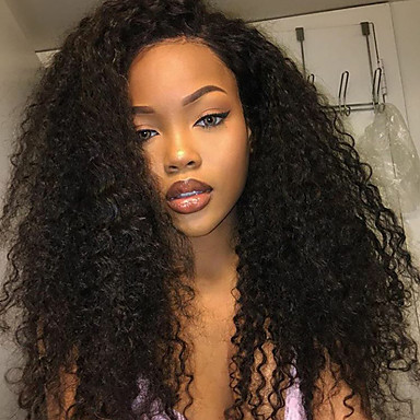 Human Hair Glueless Lace Front Lace Front Wig Style Brazilian Hair
