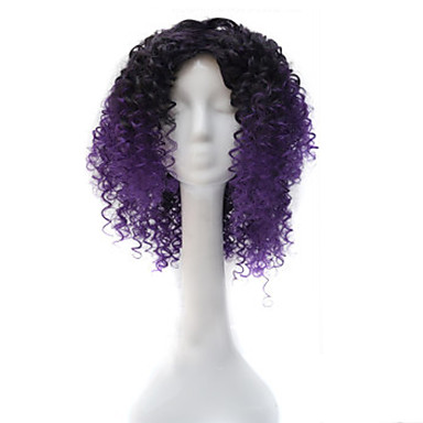 Synthetic Wig Curly Kinky Curly Kinky Curly Asymmetrical Wig Short