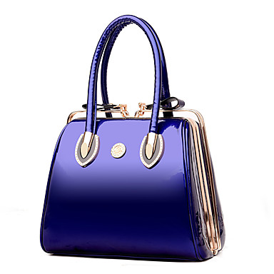 Women S Bags Patent Leather Tote For Wedding Event Party Women S Bags Patent Leather Tote For Wedding Event Party Formal Blue Black