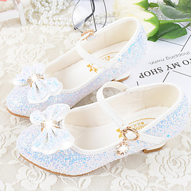 white flower girl shoes
