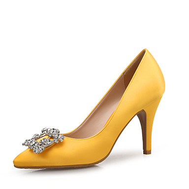 yellow sparkly heels