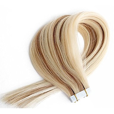 Cu Bandă Adezivă Umane Extensii De Par Drept Păr Natural Extensii