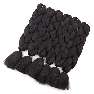 24 80g Solid T2409 Color Kanekalon Senegalese Twists Xpression
