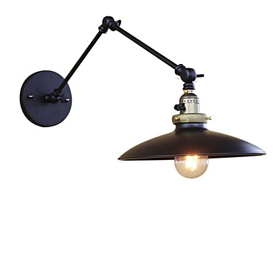 Simple Vintage Country Swing Arm Lights Metal Wall Light 110