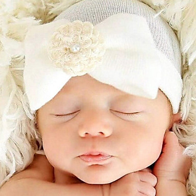 baratos Acessórios para Crianças-Recém-Nascido Cambraia de algodão Acessórios de Cabelo Branco / Rosa / Azul Claro Tamanho Único / Elásticos de Cabelo