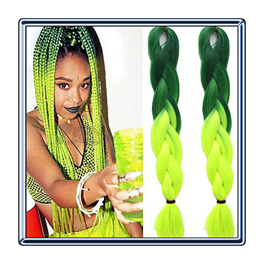 Crochet Ombre Braiding Hair 100 Kanekalon Hair 3 Pieces Jumbo