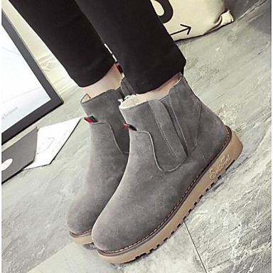 nubuck leather in snow