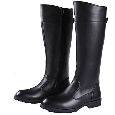 Men's Fashion Boots Synthetic Fall / Winter Boots Knee High Boots / Mid ...