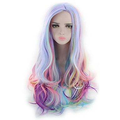colorful wig costume