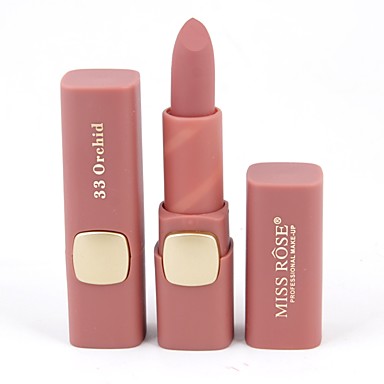 baratos Maquiagem para os lábios-1 pcs 14 cores Maquiagem para o Dia A Dia Batons Fosco Mate Prova-de-Água / Longa Duração Maquiagem Cosmético Artigos para Banho &amp; Tosa