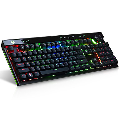 AJAZZ AK45-RGB Wired RGB Backlit Red Switches Black Switches Brown Switches Blue Switches 111 Mechanical Keyboard Spill-Resistant Backlit