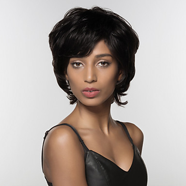 Human Hair Capless Wigs Human Hair Natural Wave Short Hairstyles