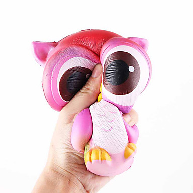 Lt Squishies Squeeze Toy Sensory Toy Stress Reliever Owl Animal