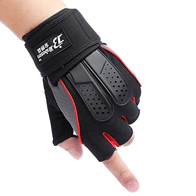 fingerless running gloves