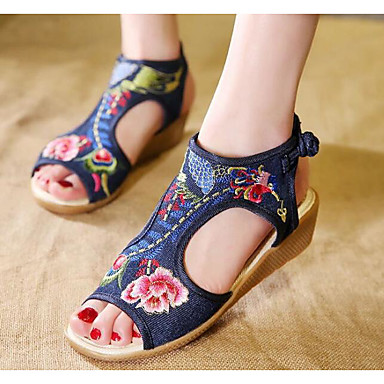 Sandalias planas para mujer Cierre Táctil Negro Varios Tamaños!