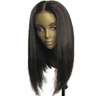 Human Hair Glueless Full Lace Full Lace Wig Indian Hair Straight