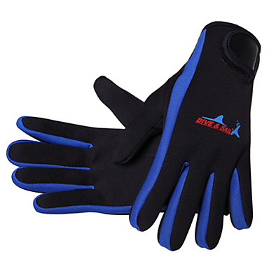 baratos Luvas de Mergulho-Dive&amp;Sail Mergulho Luvas 1,5 mm Neoprene Luvas de neoprene para roupa de mergulho Anti-derrapagem Mergulho Surfe Passeios de barco