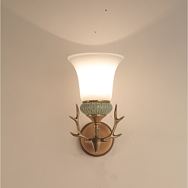 Ministil land væglamper til stue soveværelse metal væglys ip44 5w ...