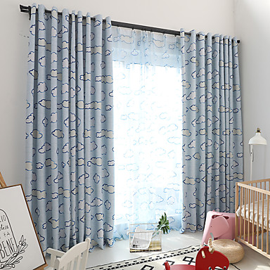 Blackout Curtains Drapes Two Panels Bedroom Floral Multi Color