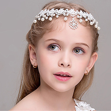 baratos Acessórios para Crianças-Infantil Para Meninas Acessórios de Cabelo Branco Tamanho Único / Bandanas