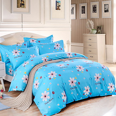 Ensembles housse de couette Fleur Polyester / Coton / 100% ...