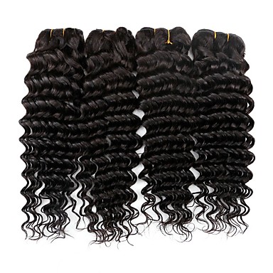 4 Pachete Păr Brazilian Ondulat 8a Păr Natural Extensii Din Păr